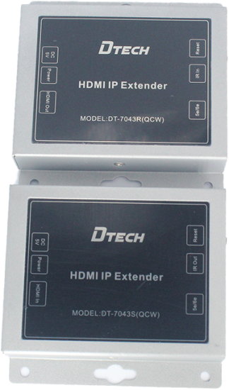 DTECH Cat5e Cat6e Cable 1080P@60Hz HDMI IP Extender DTECH Cat5e Cat6e Cable 1080P@60Hz HDMI IP Extender